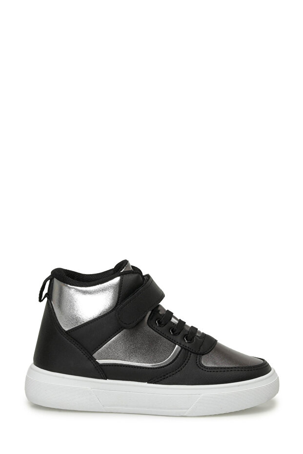 HUSTO.F4PR Siyah Kız Çocuk High Sneaker - 1