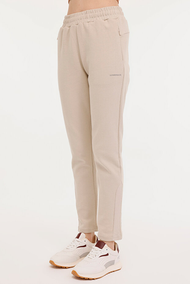 Wl Mıla 22Ct322 4Pr Beige Women's Sweatpants