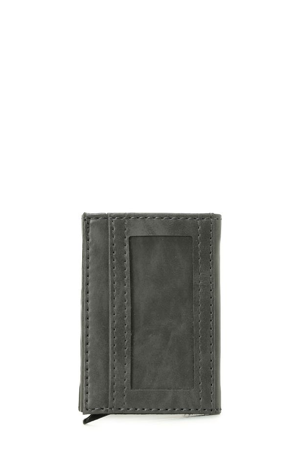 T Lux Slıde Card 5fx Gri Erkek Cüzdan - 3