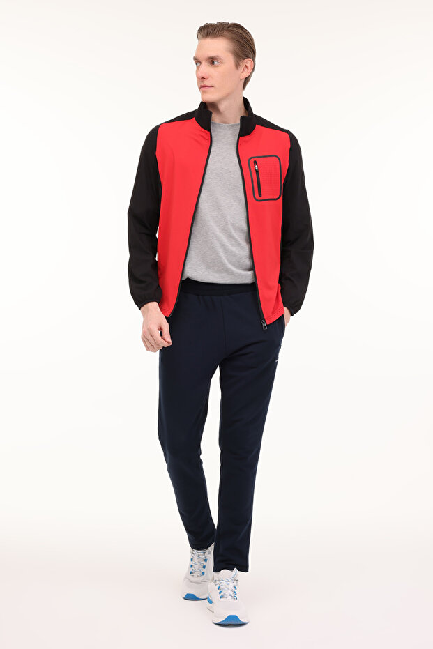 ML 18J-LIN ORANGE TOP 4PR Kırmızı Erkek Eşofman Üstü - 3