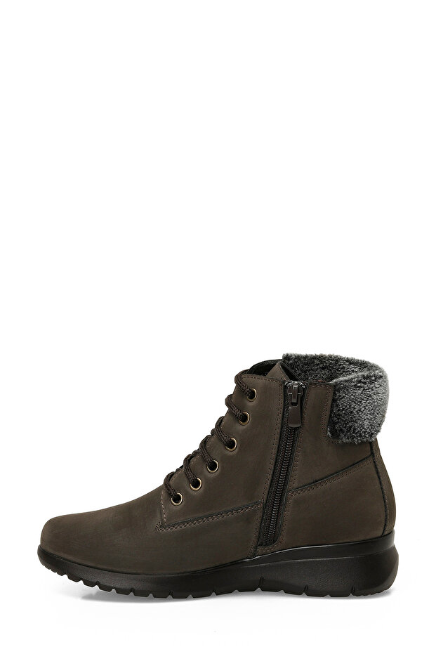 166659.NZ4PR Haki Kadın Düz Bot - 3