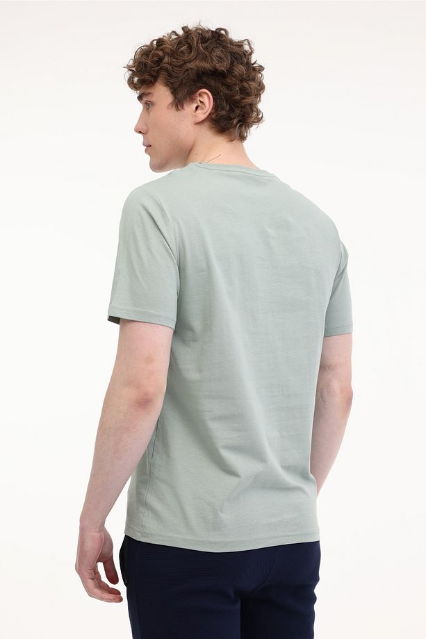 ML ASAHI 11TRV26 5FX Yeşil Erkek Kısa Kol T-Shirt - 2
