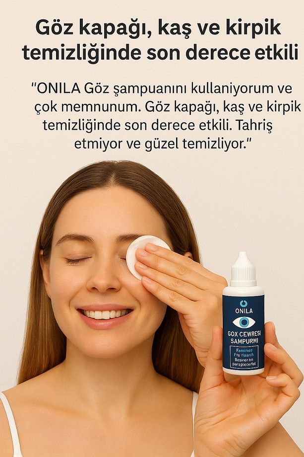 Göz Çevresi Şampuanı 50 ml ( Göz Kapağı, Kaş Ve Kirpik Diplerinin Temizliğinde) 07/2026 - 7