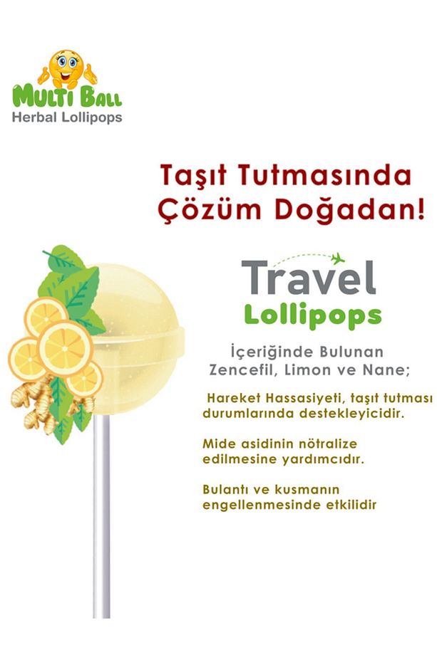 Travel Lollipops Yeni Formül Şekersiz 7 Ad - 4