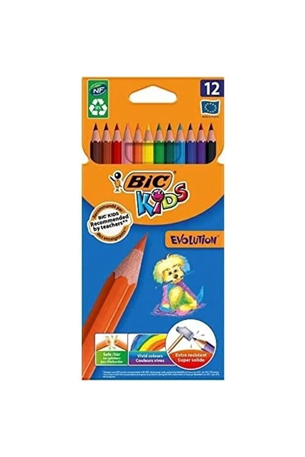 82902910 Evolutıon Kuru Boya Kalemi 12 Renk - 1