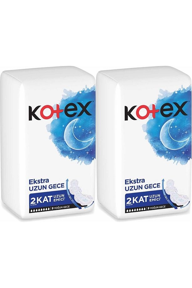 Hijyenik Ped Ekstra Uzun Gece 18 Li Set (2PK*9) - 1