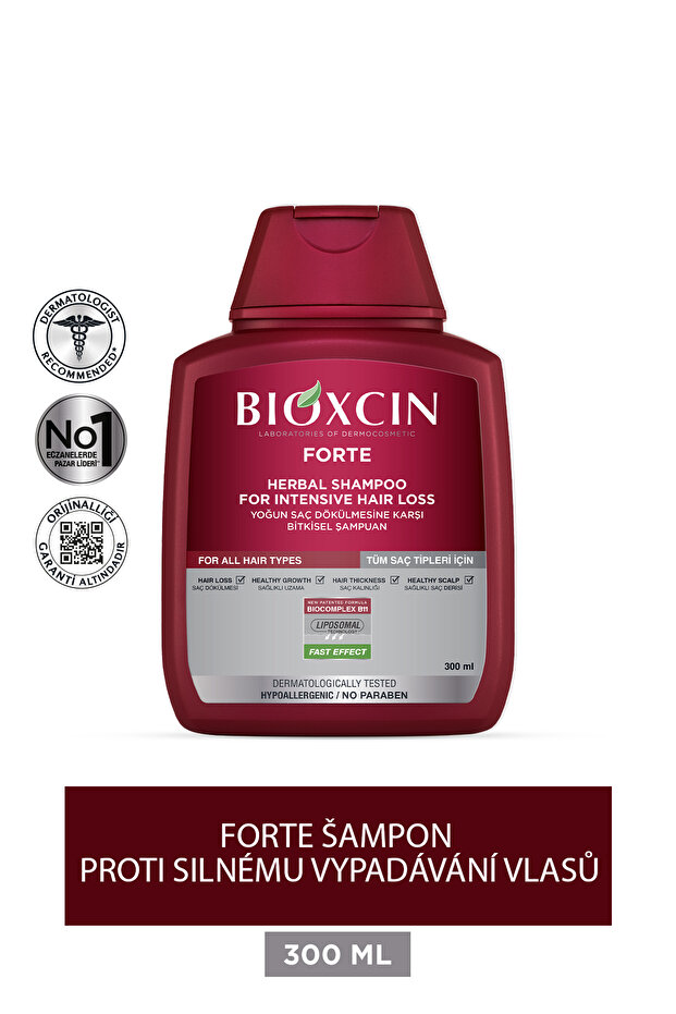 Šampon Forte 300 ml - Intenzivní šampon na vypadávání vlasů pro všechny typy vlasů - 2