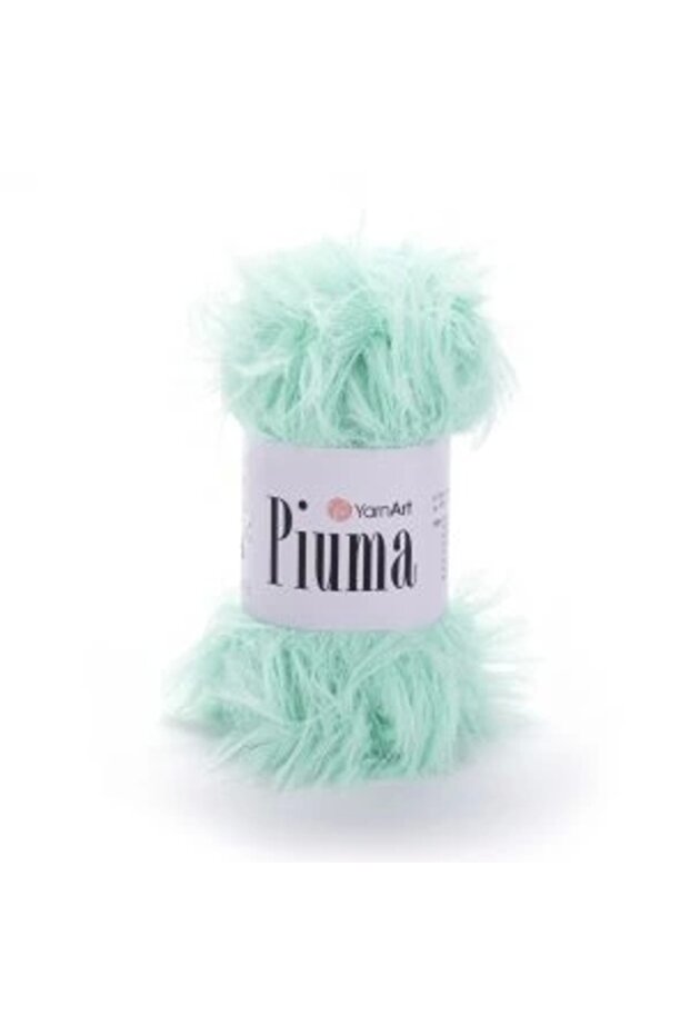Piuma - Hand Knitted String Water Green-4411