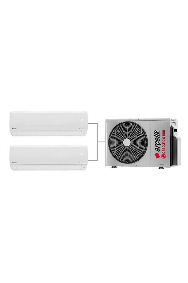 Multi Sistem Duvar Tipi 1+2 Inverter 9+12 16000btu Klima ZM16102 MD-MONTAJ DAHİL - 1