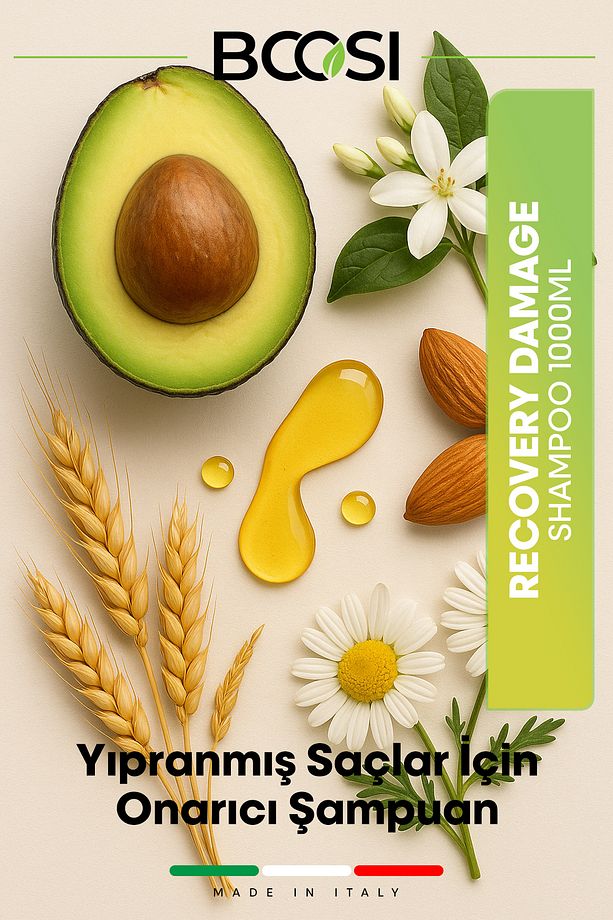 Recovery Damage Yıpranmış Saçlar İçin Onarıcı Şampuan 1000ml - 2