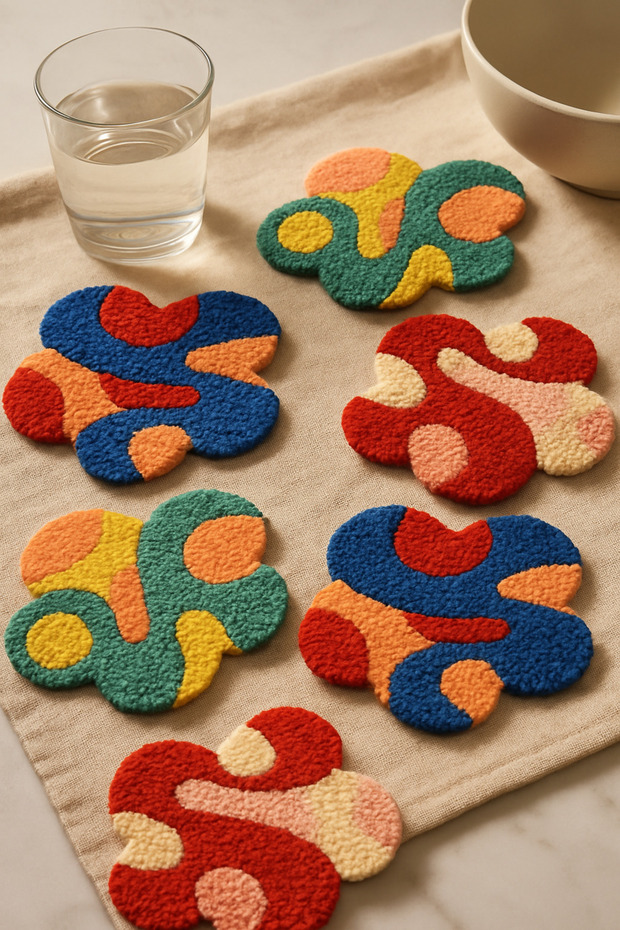 مجموعة زينة طاولة على شكل زهرة الأقحوان - 1