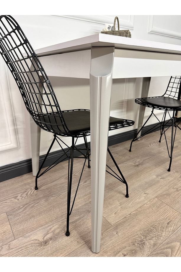 Mutfak Masası MDF Sabit 70 X 110 Yemek Masası MDF Çalışma Masası - 3