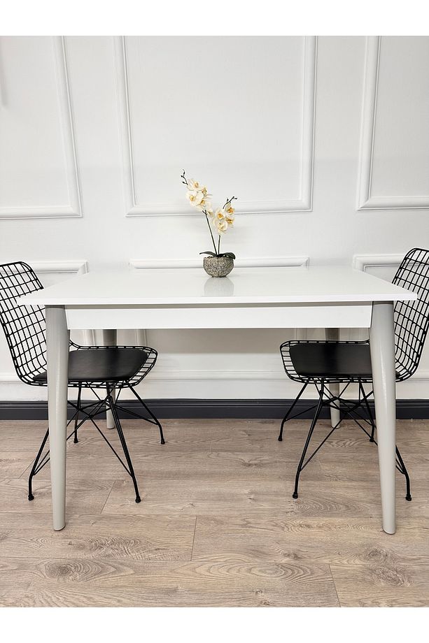 Mutfak Masası MDF Sabit 70 X 110 Yemek Masası MDF Çalışma Masası - 3