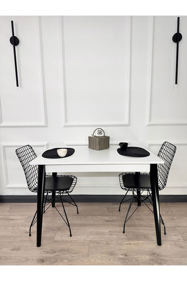Mutfak Masası MDF Sabit 70 X 110 Yemek Masası MDF Çalışma Masası - 1