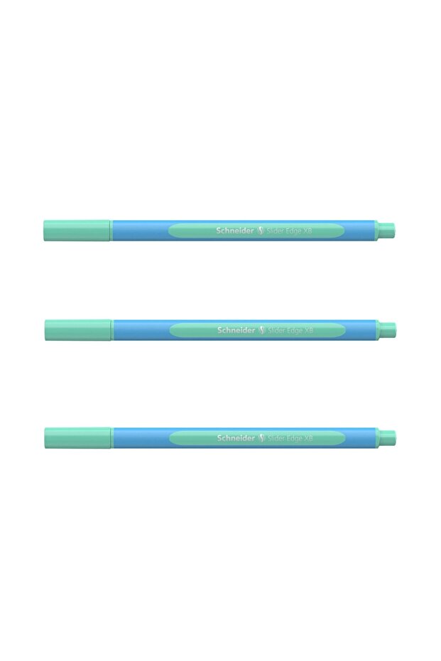 Slider Edge Ballpoint Pen Xb Pastel Mint Green (3 Pieces)