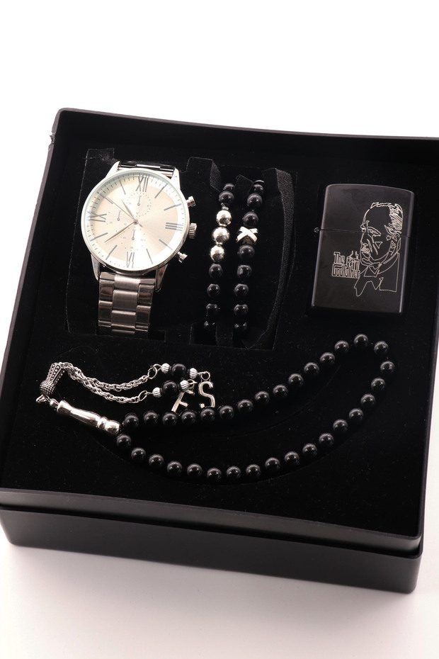 Rectangular Design Men's Watch with Calendar