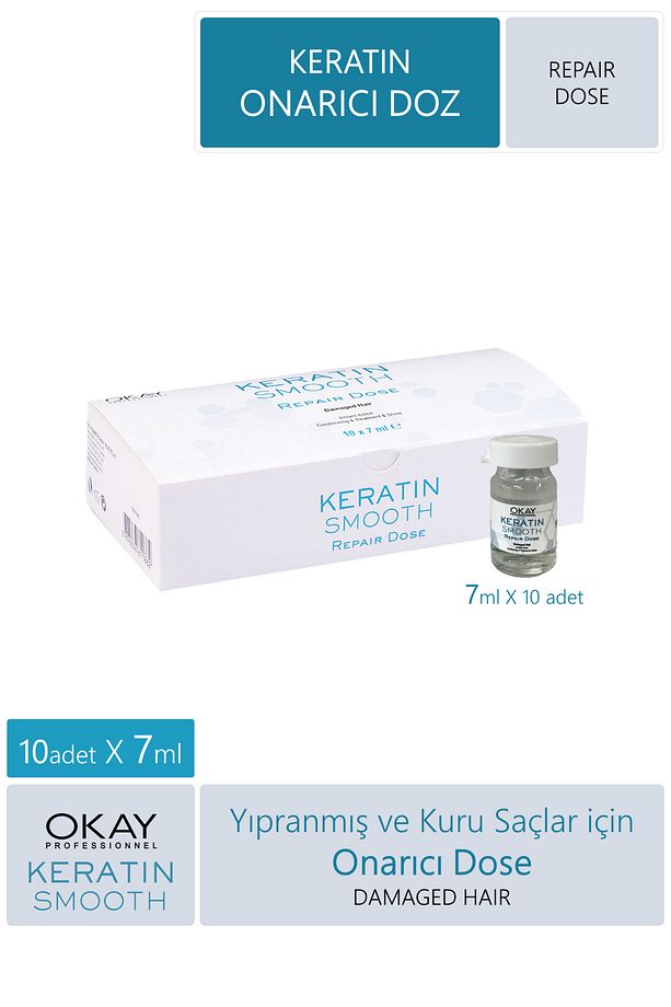 Keratın Smooth Repaır Dose 7ml X 10 Adet - 1