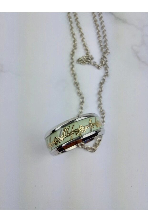 Lord of the Rings Night Glowing Ring Necklace