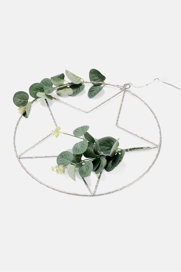 LED Ring Star Leaves Decoration