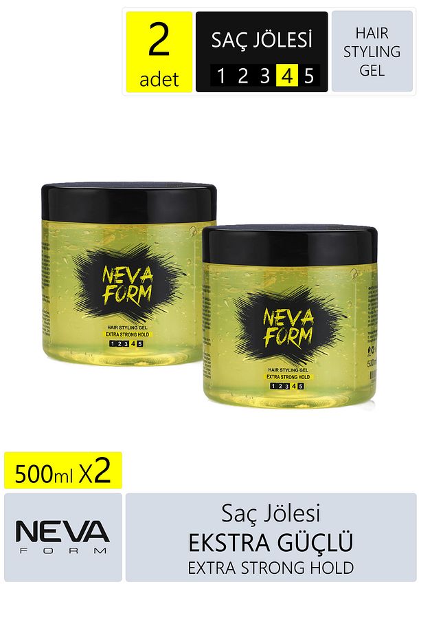 Nevaform Saç Jölesi Ekstra Sert 500 ml (2 ADET) - 1