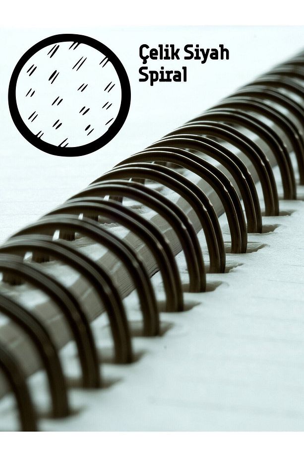 Kareli Ve Çizgili Defter Takımı - A5 - Çelik Spiral - 2x80 Sayfa - 7