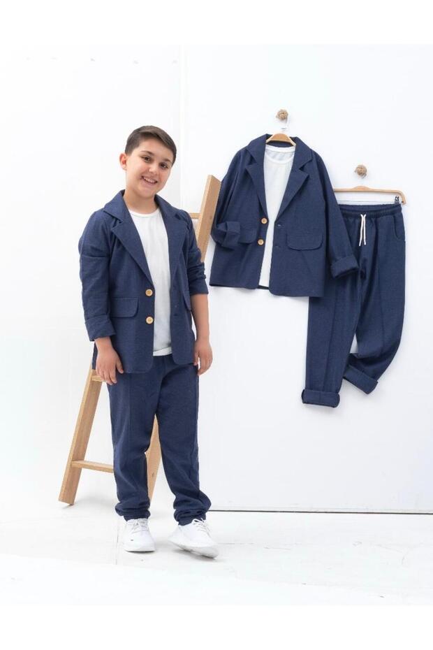 بدلة الصبي الكتان - 3