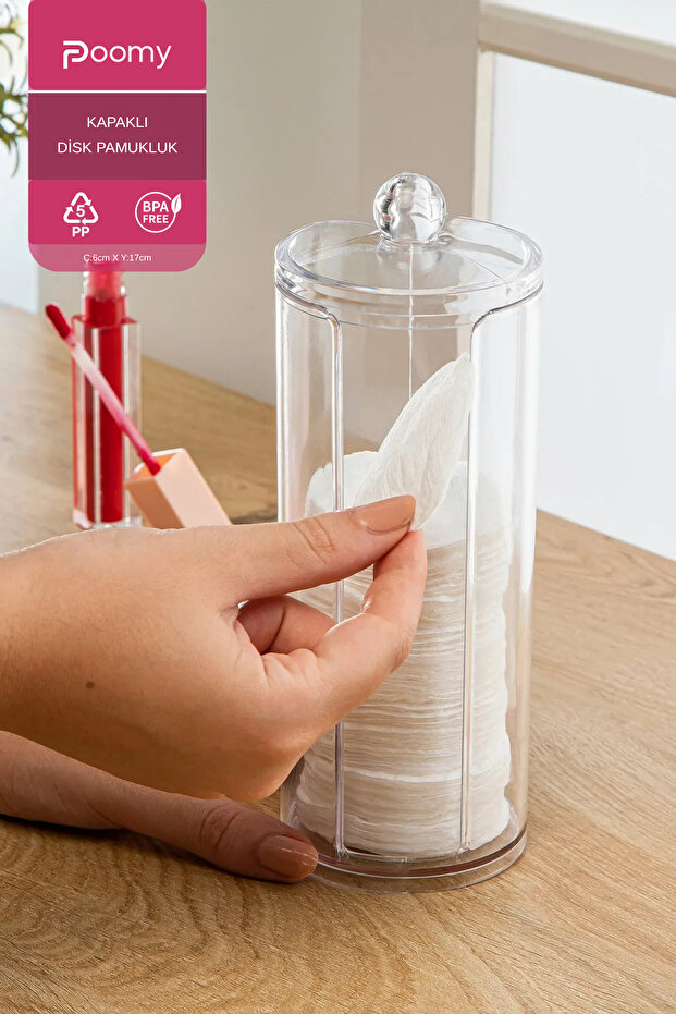 Disk Pamukluk Organizeri Makyaj Pamuk Kutusu /cn.hh.434 - 1