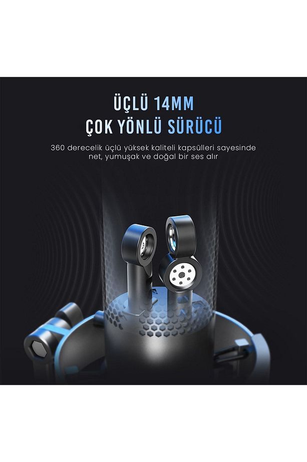 Ampligame A9 USB Oyuncu Yayıncı Bilgisayar Mikrofon - 5