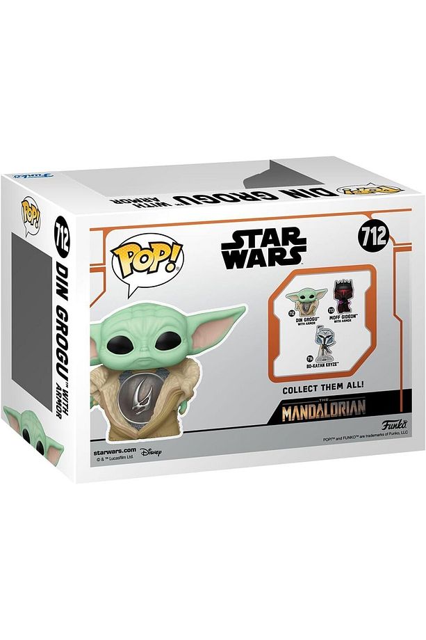 Pop Star Wars Mandalorian - Din Grogu Armor No:712 Bobble-head - 2