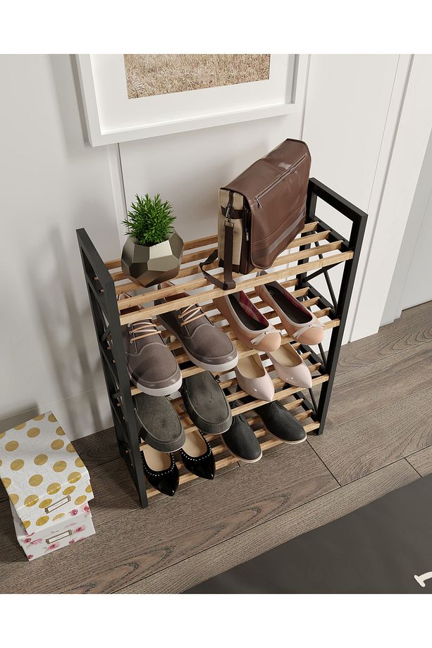 MASİF PLASTİK MDF AYAKKABILIK 4 KATLI - 5