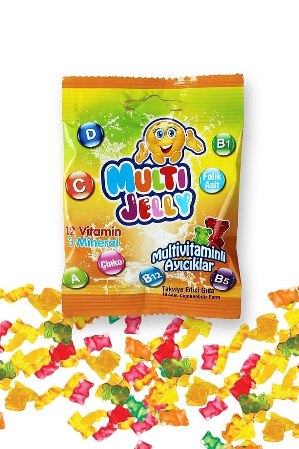 Multı Jelly ( Multi Vitaminli Jelıbon ) 20 gr X 7 Paket - 7
