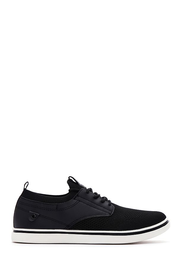 Zero Erkek Siyah Bağcıklı Sneaker 25sfd69036f - 1