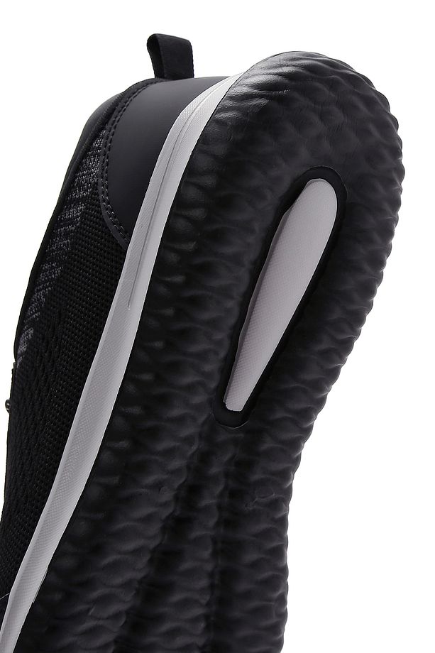 Zero Erkek Siyah Bağcıklı Kalın Tabanlı Kumaş Sneaker 25sfd69046f - 7
