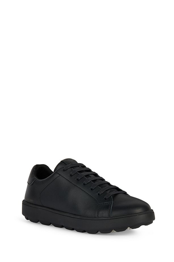 Kadın Siyah Spherica Ecub-1 Bağcıklı Deri Sneaker D45web00085c9999 - 3