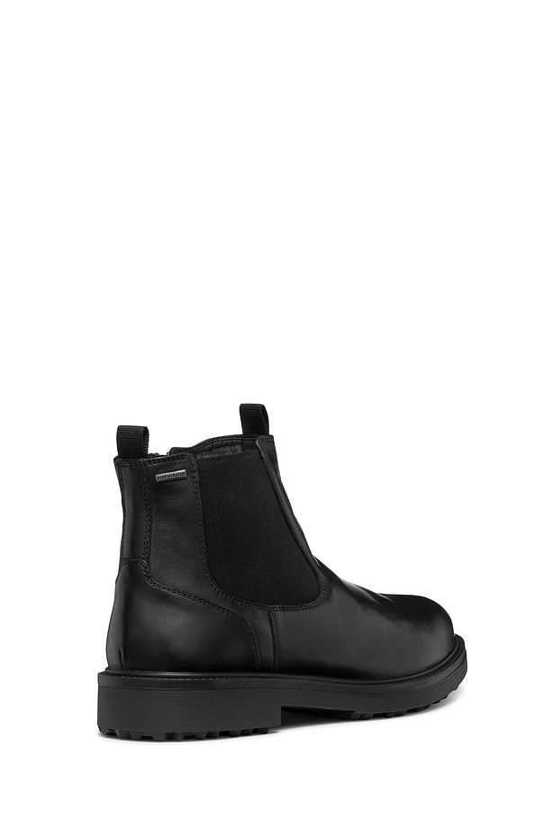Erkek Siyah Lagorai Abx Fermuarlı Waterproof Deri Casual Bot U46hqb00043c9999 - 8