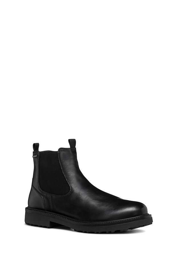 Erkek Siyah Lagorai Abx Fermuarlı Waterproof Deri Casual Bot U46hqb00043c9999 - 6