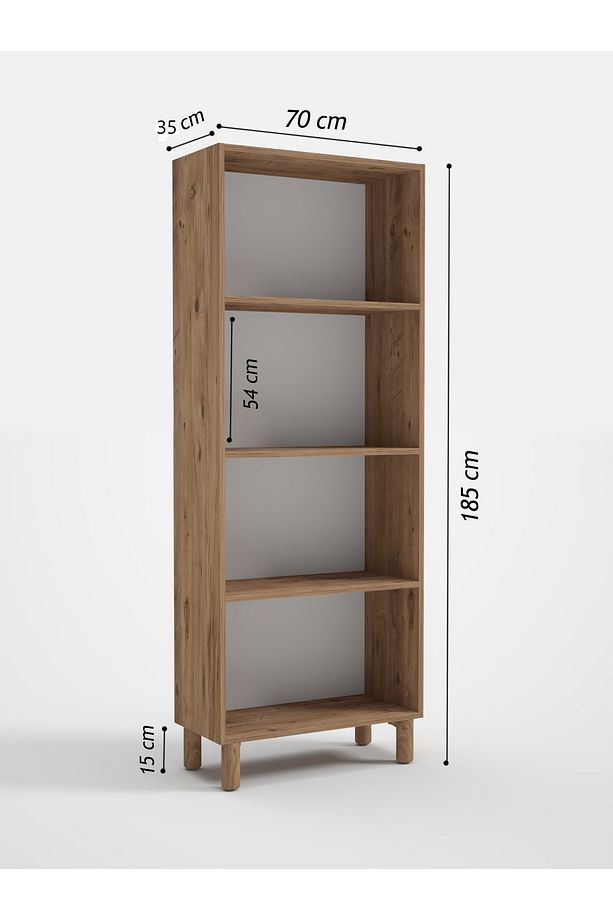 BOHEM 2 KAPAKLI GARDIROP MDF KAPAK - 7
