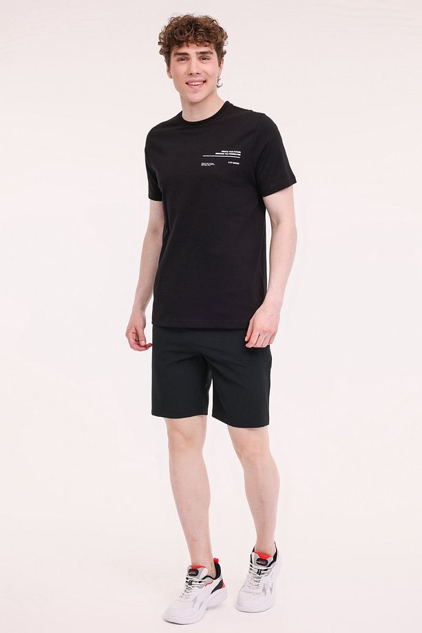 ML POWER 11SLG301 5FX Siyah Erkek Kısa Kol T-Shirt - 3