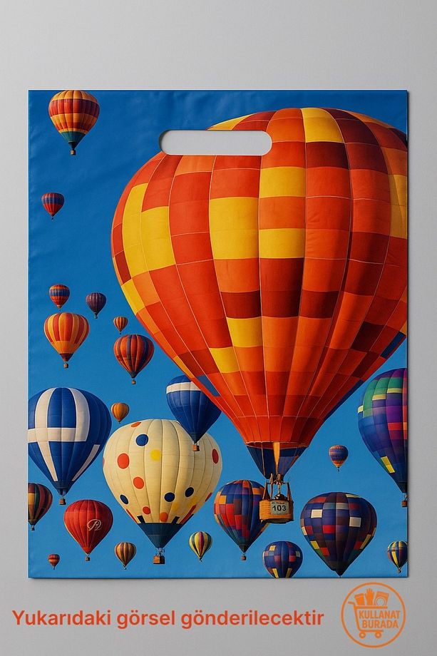 Takviyeli Baskılı Mağaza Poşeti 50 Adet 26x38cm El Geçmeli Desenli Mağaza Poşeti Hediye Paketi - 1