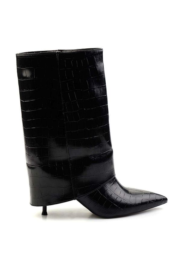Siyah Kadın Bot & Bootie K02209021511 - 1