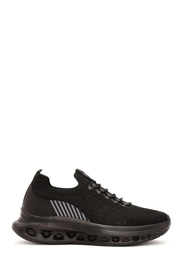 Zero Erkek Siyah Bağcıklı Kalın Tabanlı Sneaker 25sfd69176f - 1