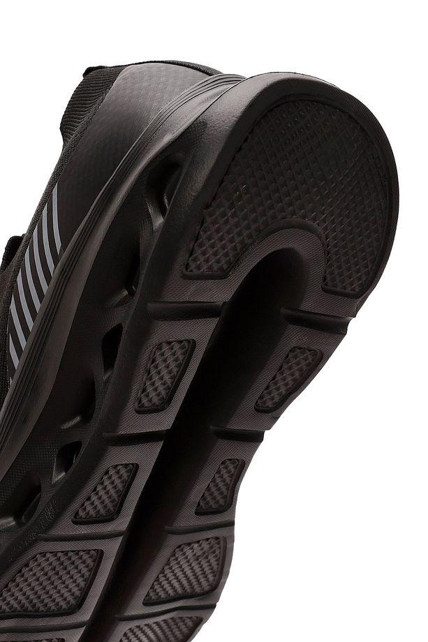 Zero Erkek Siyah Bağcıklı Kalın Tabanlı Sneaker 25sfd69176f - 8