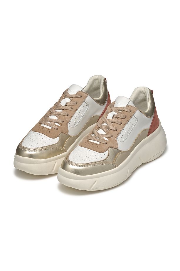 Kadın Beyaz Nebula 2.0 X Bağcıklı Kalın Taban Deri Sneaker D45nhb085cfc1327 - 3