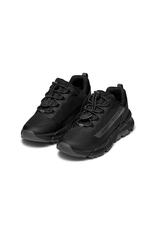 Erkek Çocuk Siyah Flexyper Plus Abx Bağcıklı Waterproof Sneaker J46lcc0fu50c0005 - 2