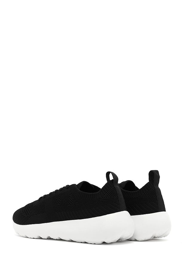 Zero Kadın Siyah Bağcıklı Kalın Tabanlı Sneaker 25sfd43026f - 5