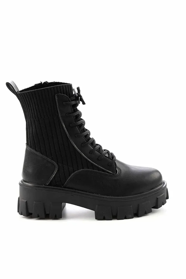 Siyah Kadın Bot & Bootie K02839052009 - 3