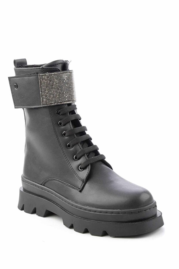 Siyah Kadın Bot & Bootie K02763025809 - 3