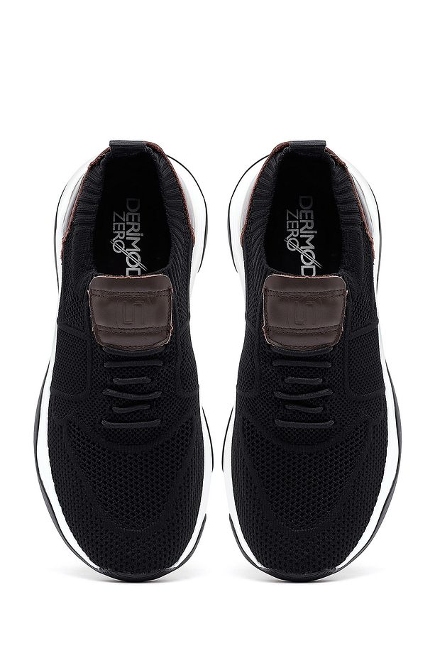 Zero Erkek Siyah Kalın Tabanlı Kumaş Sneaker 25sfd69206f - 7