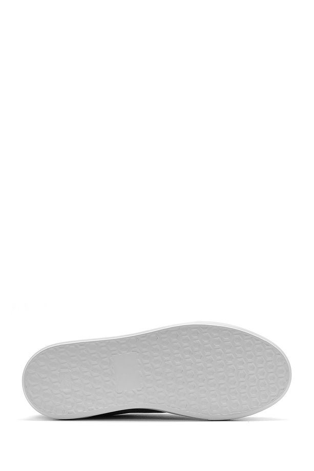 Erkek Vizon Bağcıklı Nubuk Deri Sneaker 25SFD7071V3 - 4
