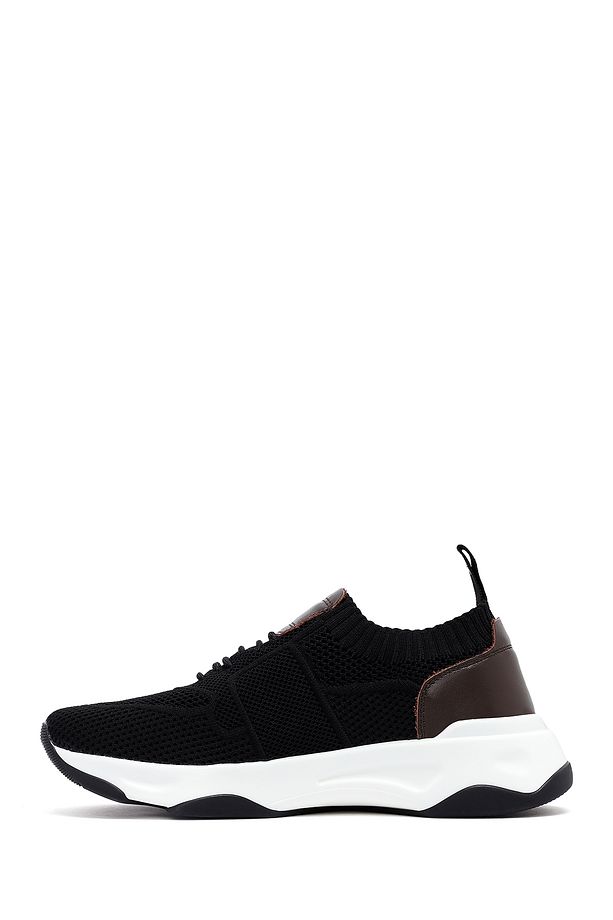 Zero Erkek Siyah Kalın Tabanlı Kumaş Sneaker 25sfd69206f - 2